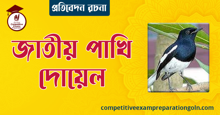 জাতীয় পাখি দোয়েল রচনা । বাংলা রচনা, রচনা লিখন