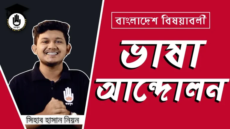 ভাষা আন্দোলনের ইতিহাস ভাষা আন্দোলনের ইতিহাস | বিসিএস প্রস্তুতি